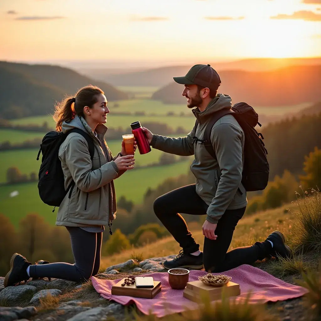 Bouteille d'eau avec des tranches de citron et du thé, symbole d'hydratation saine